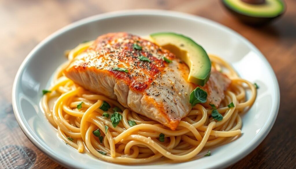 Pasta con Salmone e Avocado