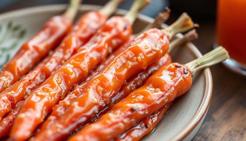 carotine glassate al miele