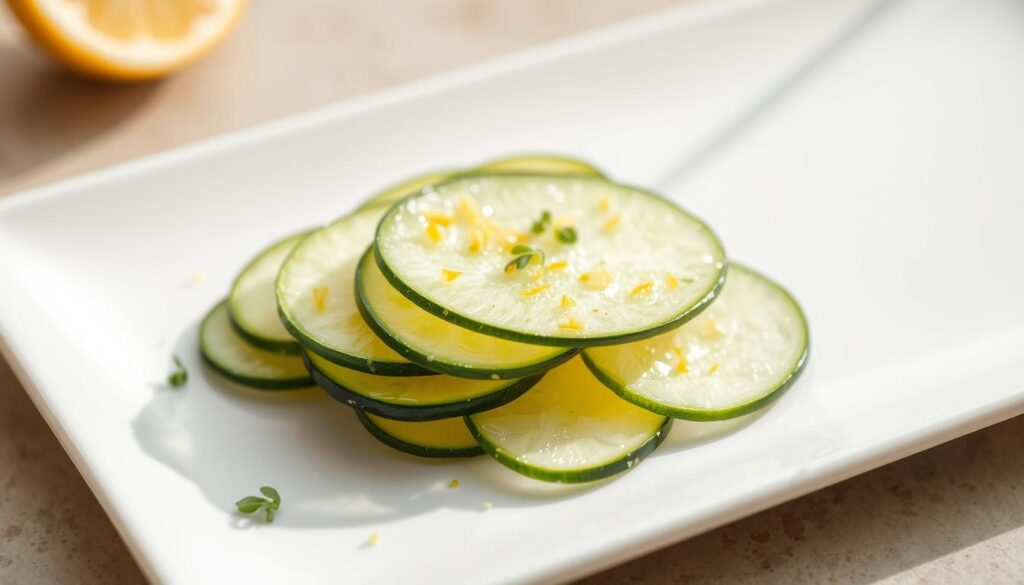 carpaccio di zucchine