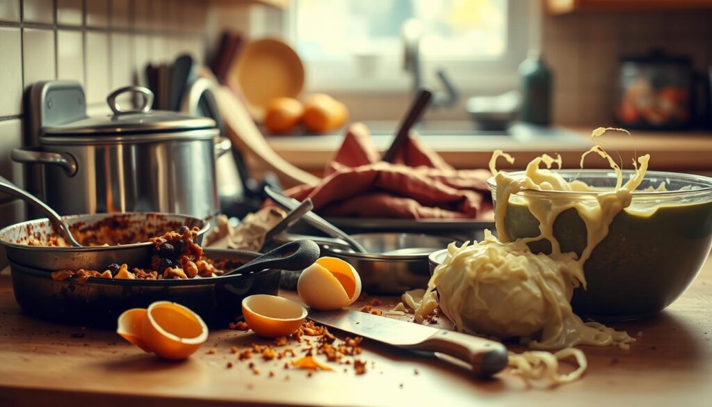 errori comuni in cucina