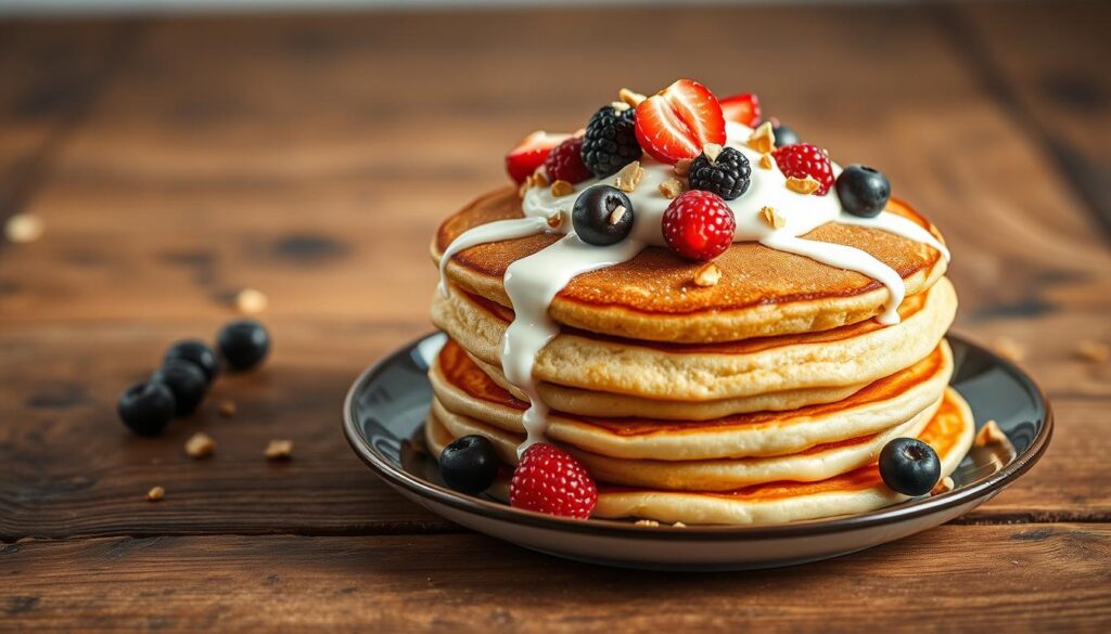 pancake proteici senza zuccheri aggiunti