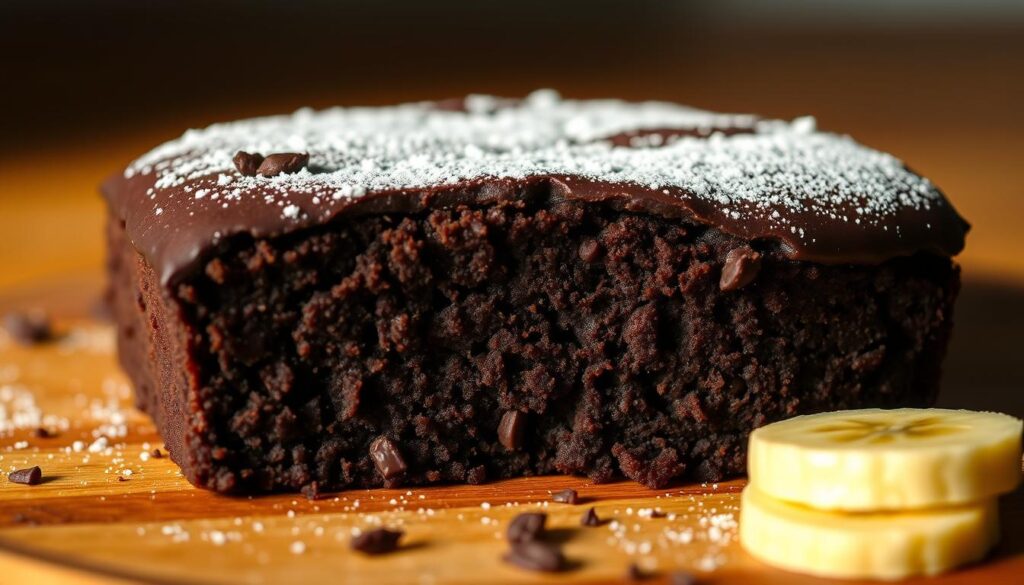 torta proteica al cacao e banana