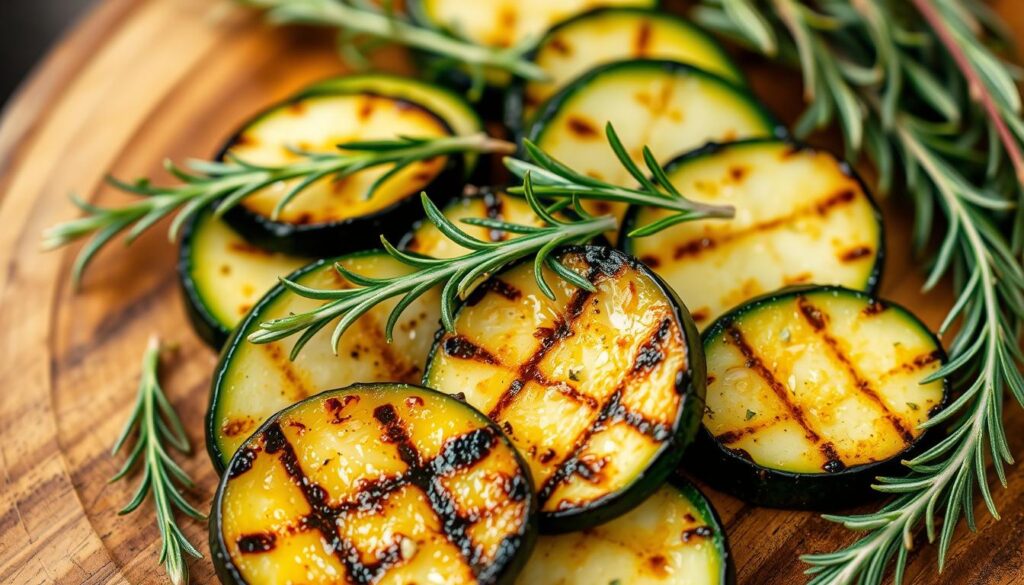 zucchine grigliate con erbe aromatiche